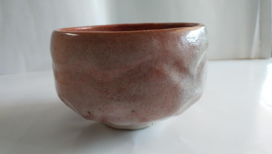 Amazon.co.jp: 赤茶碗 加藤竹宝 茶道具 抹茶碗 茶碗 共箱 茶道具